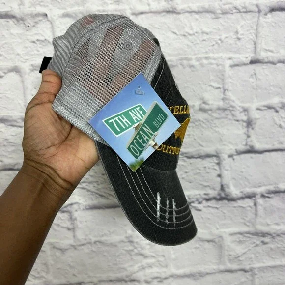 Yellowstone Trucker Hat Mesh Back Dutton Ranch Embroidered Buffalo Adjustable - Picture 5 of 7